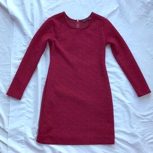 Quilted ZIP Back Dress